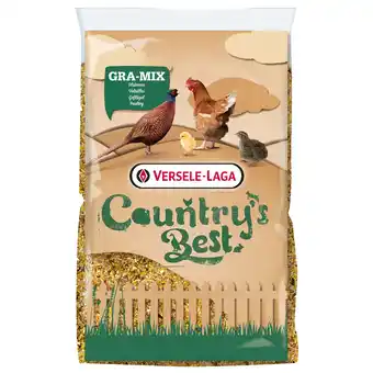 Pets Place Versele-Laga Country`s Best Gra-Mix Pluimveemix Met Grit - Kippenvoer - 20 kg aanbieding