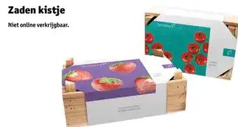 Kruidvat Zaden kistje aanbieding