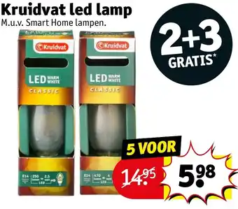 Kruidvat led lamp aanbieding