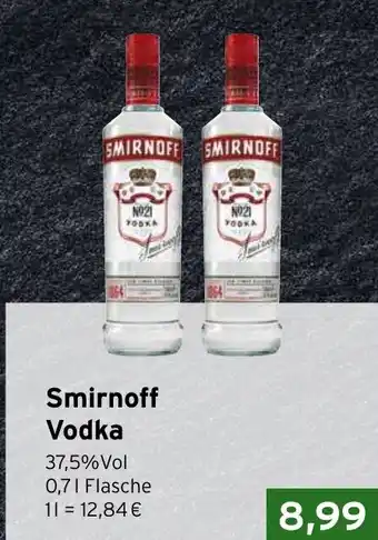 Vomar Voordeelmarkt Smirnoff Vodka 0.7L aanbieding