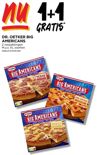 Jumbo DR. OETKER BIG AMERICANS aanbieding