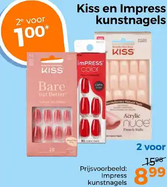 Trekpleister Kiss en Impress kunstnagels aanbieding
