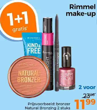 Trekpleister Rimmel make-up aanbieding