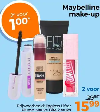 Trekpleister Maybelline make-up aanbieding