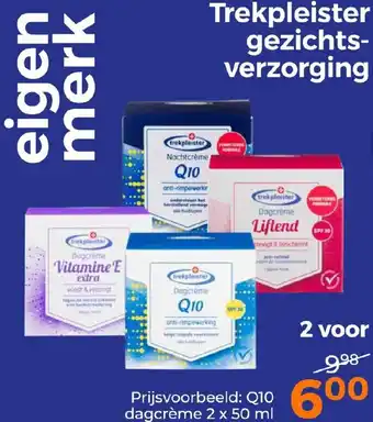 Trekpleister gezichtsverzorging aanbieding