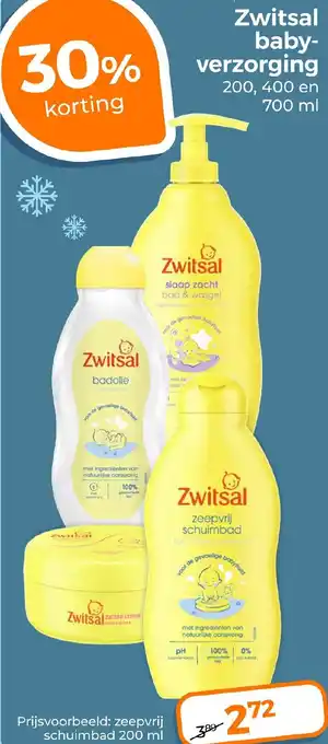 Trekpleister Zwitsal babyverzorging aanbieding