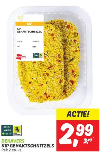 Dekamarkt KIP GEHAKTSCHNITZELS aanbieding