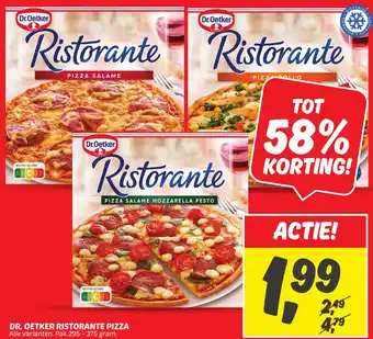 Dekamarkt DR. OETKER RISTORANTE PIZZA aanbieding