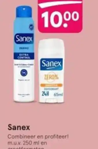 Etos Sanex 250 ml aanbieding