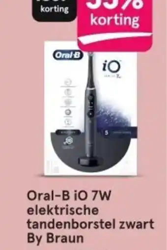 Etos Oral-B IO 7W elektrische tandenborstel zwart By Braun aanbieding