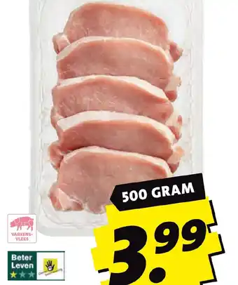 Boni Varkensfilet lapjes 500 gram aanbieding