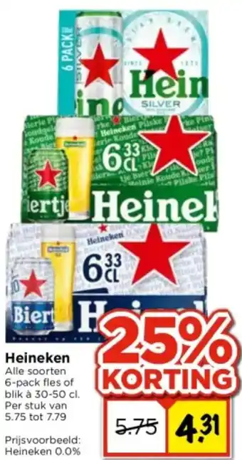 Vomar Voordeelmarkt Heineken aanbieding