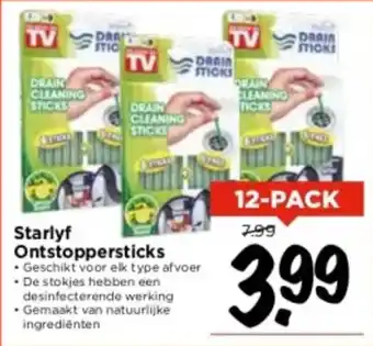 Vomar Voordeelmarkt Starlyf ontstoppersticks aanbieding