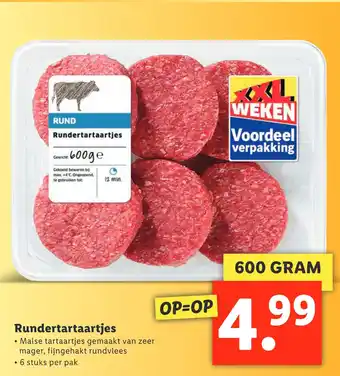 Lidl Rundertartaartjes 600g aanbieding