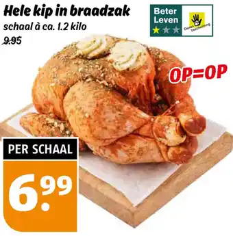 Poiesz Hele kip in braadzak 1.2 kilo aanbieding