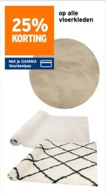 GAMMA op alle vloerkleden aanbieding