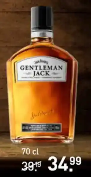 Gall & Gall Jack Daniel's GENTLEMAN JACK 70 cl aanbieding