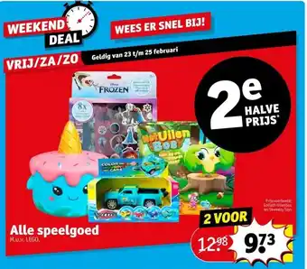 Kruidvat Alle speelgoed aanbieding