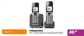 EP PANASONIC KX-TGD312NLG HUISTELEFOON aanbieding