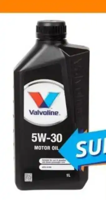 Action Valvoline motorolie 5W-30 1 liter aanbieding