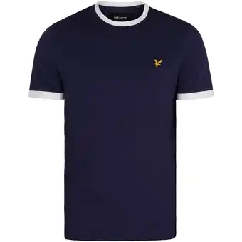 Spartoo T-shirt Korte Mouw Lyle & Scott Ringer-T-shirt van biologisch katoen aanbieding