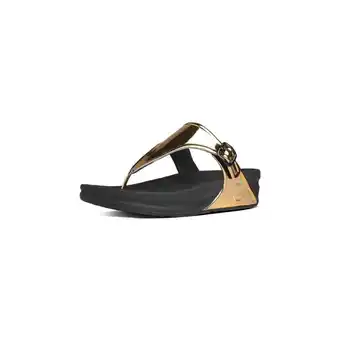 Spartoo Slippers FitFlop SUPERJELLY TM METALLIC GOLD MIRROR aanbieding