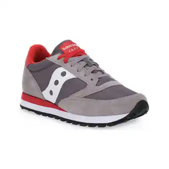 Spartoo Sneakers Saucony 650 JAZZ GREY WHITE RED aanbieding