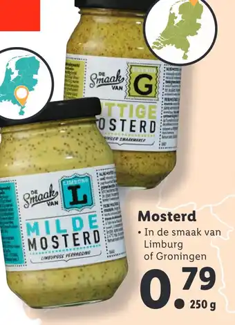 Lidl Mosterd 250g aanbieding