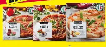 Nettorama Buonizza Pizza salami, tonno of quattro formaggi 3 x 325-355 gram aanbieding