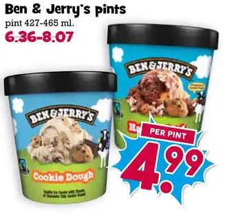 Boon`s Markt Ben & Jerry's pints aanbieding