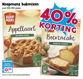 Boon`s Markt Koopmans bakmixen aanbieding