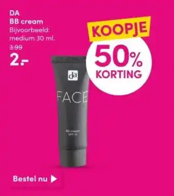 DA BB cream medium 30 ml. aanbieding