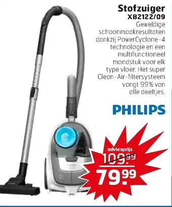 Trekpleister Stofzuiger XB2122/09 aanbieding