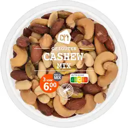 Albert Heijn AH Gezouten cashewmix aanbieding