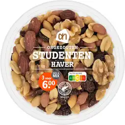 Albert Heijn AH Ongezouten studentenhaver aanbieding