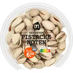 Albert Heijn AH Gezouten pistachenoten aanbieding