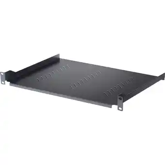 Conrad Intellinet 710954 19 inch Apparaatbodem voor patchkast 2 HE Vast inbouw Geschikt voor kastdiepte: vanaf 450 mm Zwart aanbieding