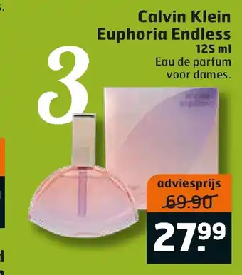 Trekpleister Calvin Klein Euphoria Endless 125ml aanbieding