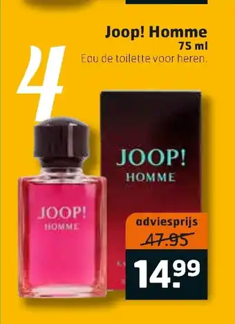 Trekpleister Joop! Homme 75ml aanbieding