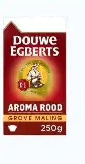 Ochama Douwe Egberts Aroma rood grove maling filterkoffie 250g aanbieding