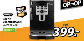 Expert DeLonghi koffie volautomaat aanbieding