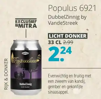 Mitra Populus 6921 aanbieding