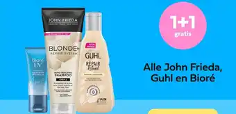 Plein.nl Alle John Frieda, Guhl en Bioré aanbieding