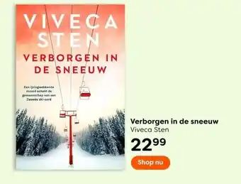 The Read Shop Verborgen in de sneeuw Viveca Sten aanbieding