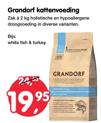 Jumper Grandorf kattenvoeding White Fish & Turkey aanbieding