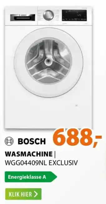 Expert BOSCH WASMACHINE aanbieding