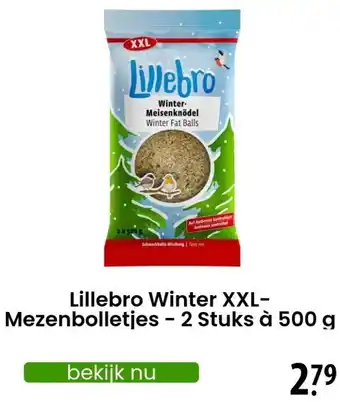 Zooplus Lillebro Winter XXL-Mezenbolletjes - 2 Stuks à 500 g aanbieding