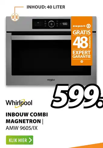 Expert Whirlpool inbouw combi magnetron aanbieding