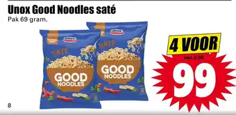 Dirk Unox Good Noodles saté aanbieding