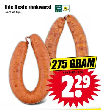 Dirk 1 de Beste rookworst aanbieding